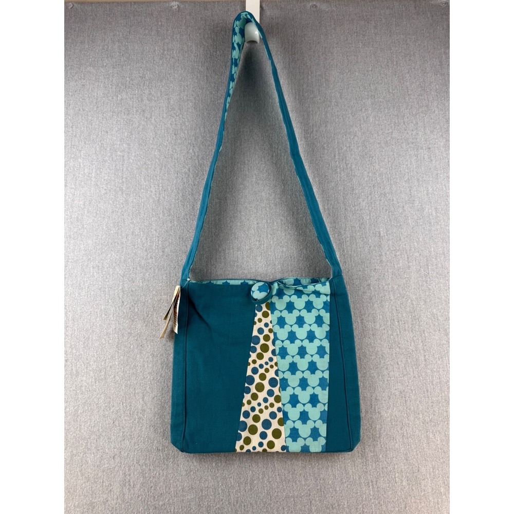 NWT‎ Vintage 2009 Disney World of Good Mickey Mouse Teal Crossbody Shoulder Bag